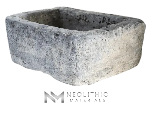 Antique Belgian Bluestone Trough Sink - Image 3